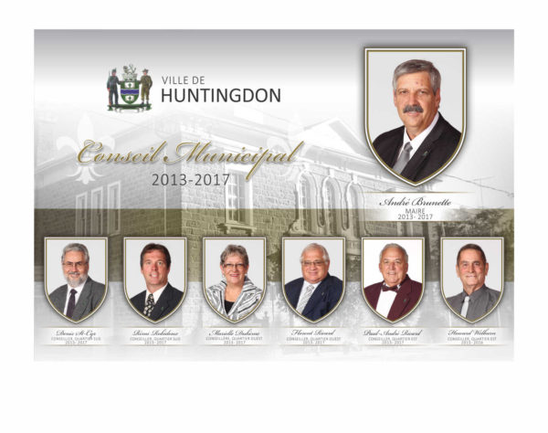 Montage photos pour le conseil municipale de Huntingdon