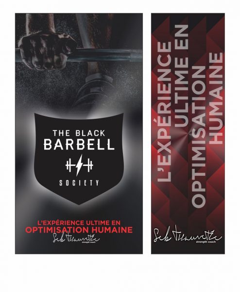 Graphic Design for Gym The Black Barbell