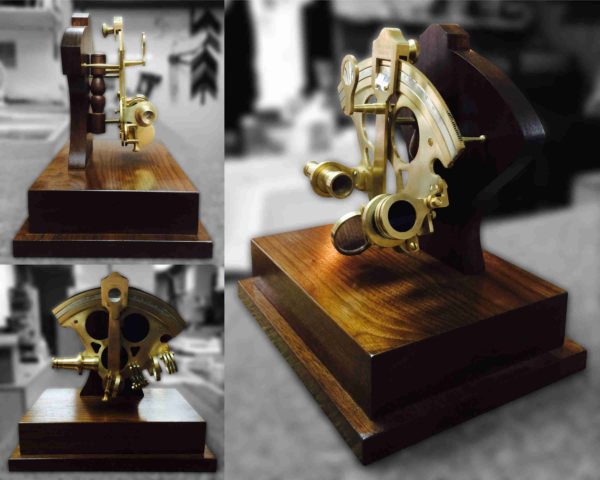 Custom wooden base for sextan